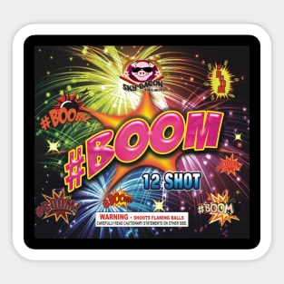 #Boom Sticker